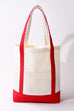 Classic Large Cotton Canvas Shoulder Tote Bag | 40P611