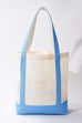 Classic Large Cotton Canvas Shoulder Tote Bag | 40P611