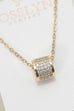 18K STAINLESS STEEL TARNISH FREE BARREL NECKLACE | 40NK9703