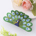 Peacock Motif  Hair Claw Clip | 40H1082