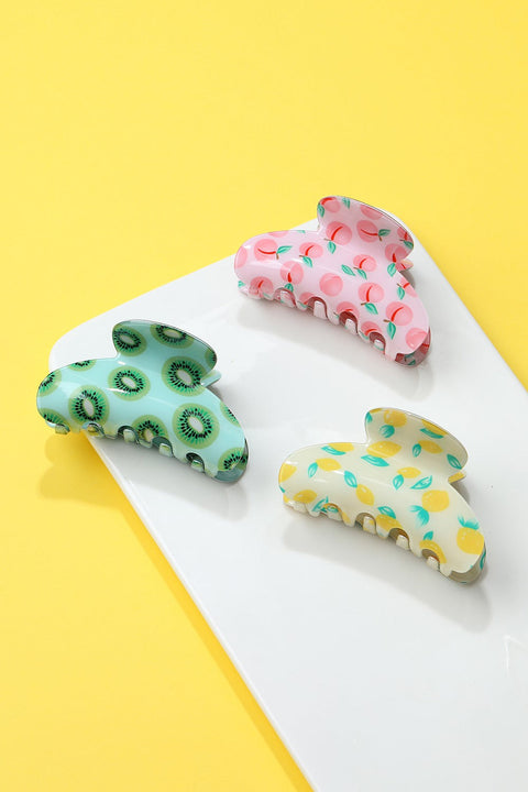 KIWI PEACH LEMON HAIR CLAW CLIP | 40H1084