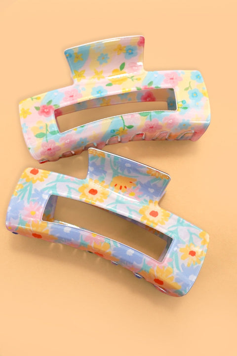 FLORAL HAIR CLAW CLIP | 40H1086