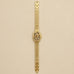 Leopard Print Oval Gold-Tone Wrist Watch | 40WTH103