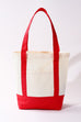 Medium Cotton Canvas Shoulder Tote Bag | 40P612