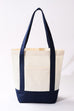 Medium Cotton Canvas Shoulder Tote Bag | 40P612