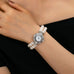 ROUND DIAL MULTI PEARL BRACELET WATCH | 80W018