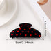 Polka Heart Hair Claw Clip | 40H1087