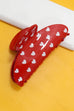 Polka Heart Hair Claw Clip | 40H1087
