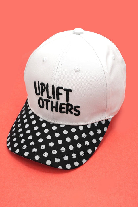 "Up Lift Others"  Polka Dot Baseball Cap | 40HW758