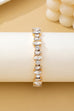 Crystal Gold-Tone Stretch Statement Bracelet | 80B1786
