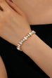Crystal Gold-Tone Stretch Statement Bracelet | 80B1786