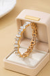 Crystal Gold-Tone Stretch Statement Bracelet | 80B1786
