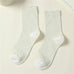 Pastel Striped Cotton Crew Sock | 40S02092