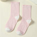Pastel Striped Cotton Crew Sock | 40S02092