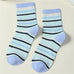 Colorful Striped Crew Sock Set | 40S02093