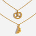 STAINLESS STEEL TARNISH FREE CHARM NECKLACE | 40NK9709
