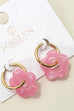 18K STAINLESS STEEL TARNISH FREE FLORAL EARRINGS | 40E500