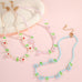 GLASS CRYSTAL ACRYLIC BEADED NECKLACE | 40NK9714