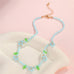 GLASS CRYSTAL ACRYLIC BEADED NECKLACE | 40NK9714