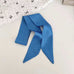 Vintage-Style Skinny Twilly Scarf-Polka Dot&Gingham|40SC715