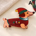Holiday Dachshund Dog Hair Claw Clip | 40H1279