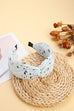 Pastel Floral Dainty Daisy Knot Headband | 40HB199