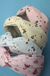 Pastel Floral Dainty Daisy Knot Headband | 40HB199
