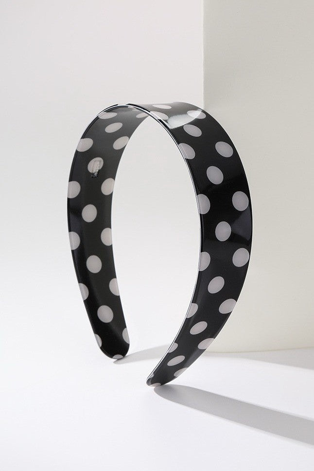 Vintage Polka Dot Statement Headband Hair Band | 40HB202