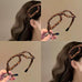 Leopard Print Cat Ear Twisted Headband | 40HB200