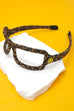 Leopard Print Cat Ear Twisted Headband | 40HB200
