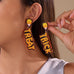 HALLOWEEN TRICK OR TREAT SEED BEAD DROP EARRINGS | 40E504