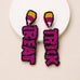 HALLOWEEN TRICK OR TREAT SEED BEAD DROP EARRINGS | 40E504