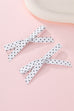 POLKA DOT  MINI HAIR CLAW CLIPS SET OF 2 | 40H1089