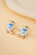 Western Boot Stud Enamel Charm Statement Earrings | 40E507