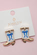 Western Boot Stud Enamel Charm Statement Earrings | 40E507