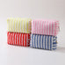 Plush Striped Sherpa Makeup Bag - Cozy Travel Pouch | 40P621