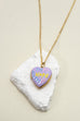 STAINLESS STEEL TARNISH FREE HEART LOCKET NECKLACE |40NK9715