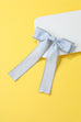 Gingham Bow Hair Clip - Lace-Trimmed Coquette | 40H1091