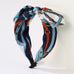 Vintage Chain & Medallion Silky Scarf Knot Headband| 40HB201