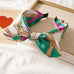 Vintage Chain & Medallion Silky Scarf Knot Headband| 40HB201