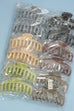 OVERSIZED HAIR CLAW CLIPS 12PCS PACK | 40H203-12PACK
