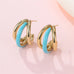 18K Stainless Steel Tarnish Free Enamel Hoop | 40E510