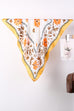 Floral Print Silk-Finish Bandana Scarf | 40SC719