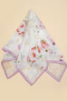 Floral Print Silk-Finish Bandana Scarf | 40SC718