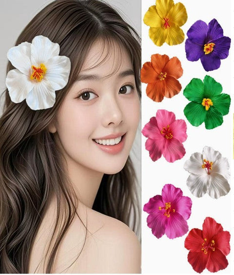 Tropical Hibiscus Floral Hair Clip | 40H1093