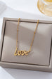 Love Pendant Satellite Ball Chain Necklace | 80N93158