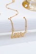 Love Pendant Satellite Ball Chain Necklace | 80N93158