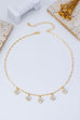 Crystal Quatrefoil Clover Station Necklace | 80N93157