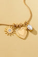 Celestial Heart and Starburst Charm Necklace | 80N93135