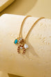 Southwest Horseshoe & Turquoise Charm Necklace | 80N93130